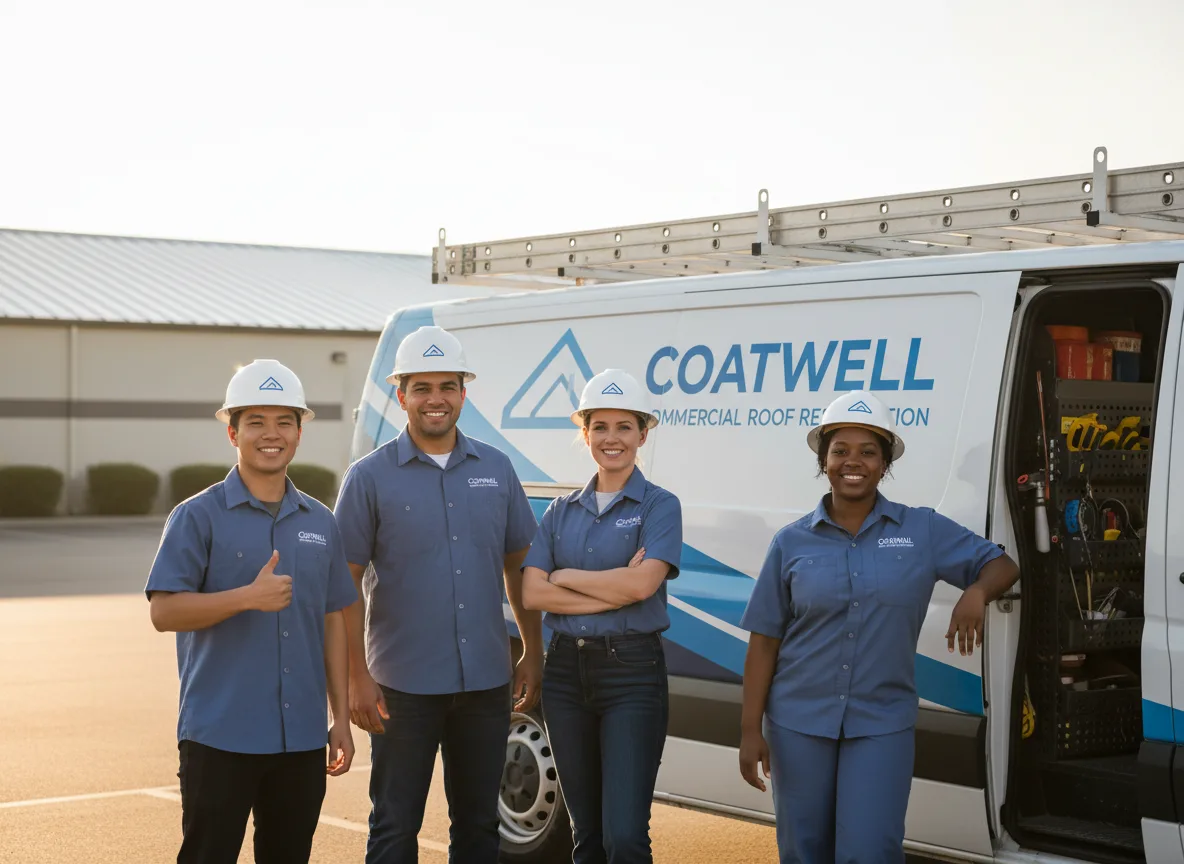 Commercial roof coating company in Northfield, MA
